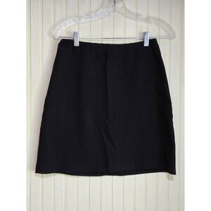 My Michelle Skirt Juniors 7/8 Black Stretch Straight Pencil Short Career Casual